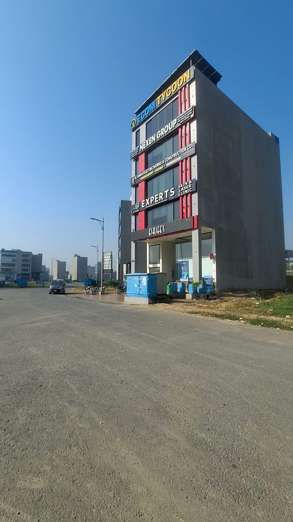 From the side — Plot 71, Block BWB, DHA Phase 8