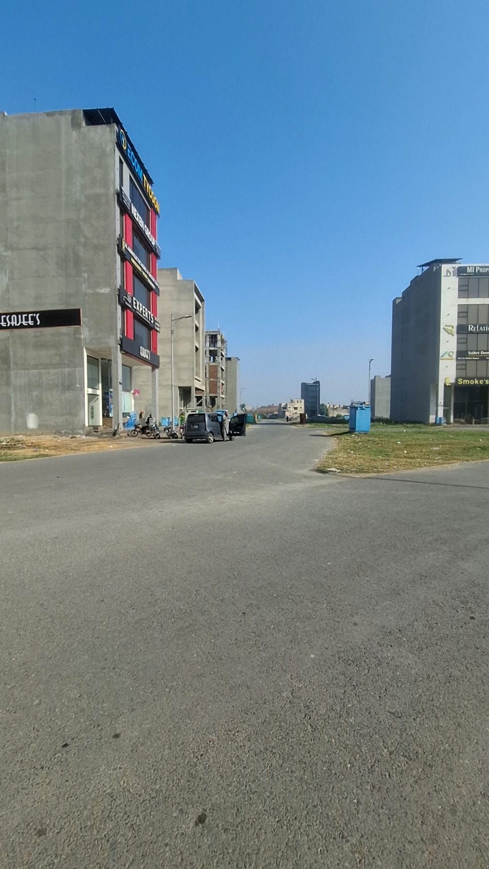 The road in front — Plot 71, Block BWB, DHA Phase 8