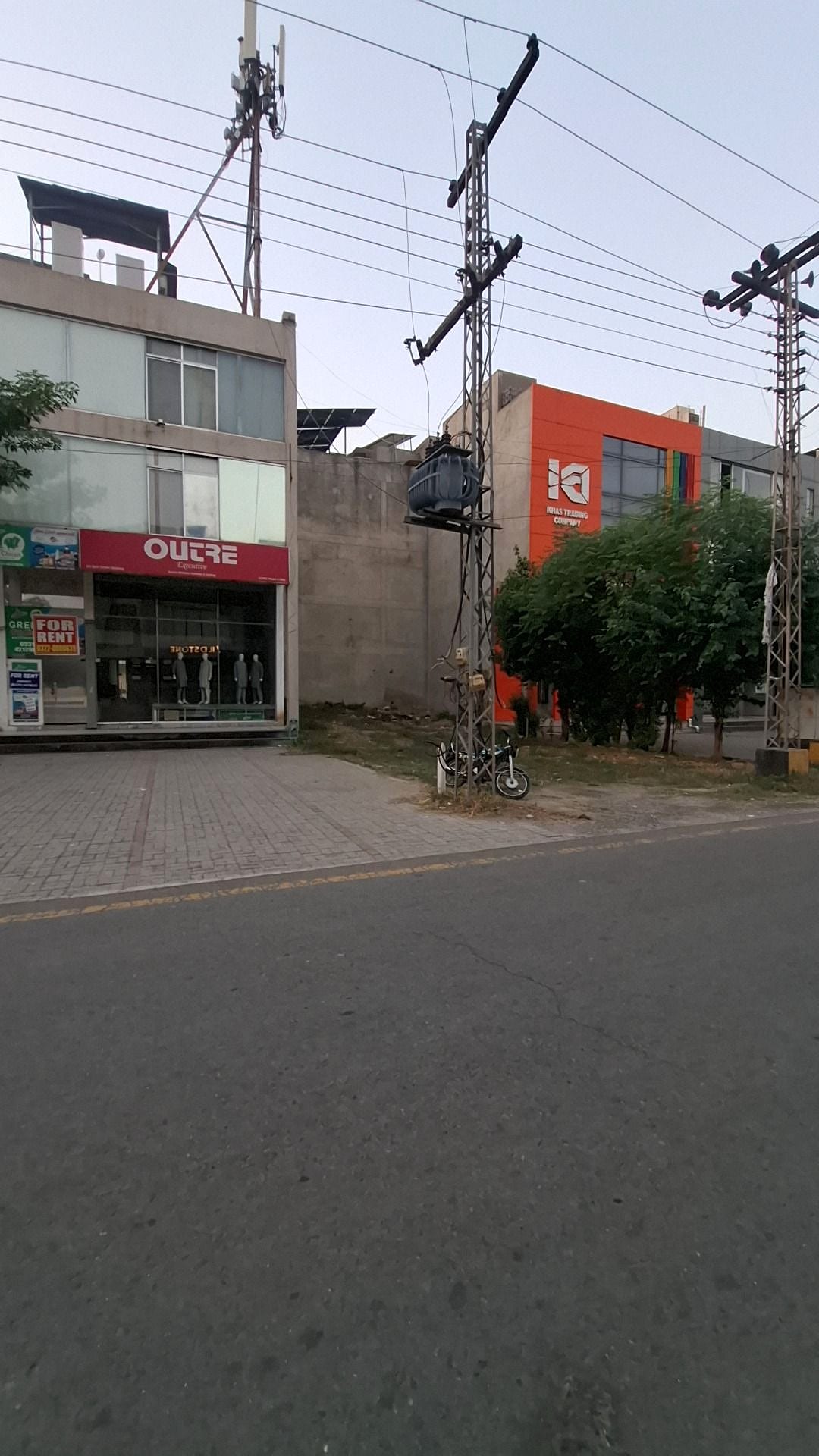 Transformer in front — Plot 122, Block CCA, DHA Phase 4