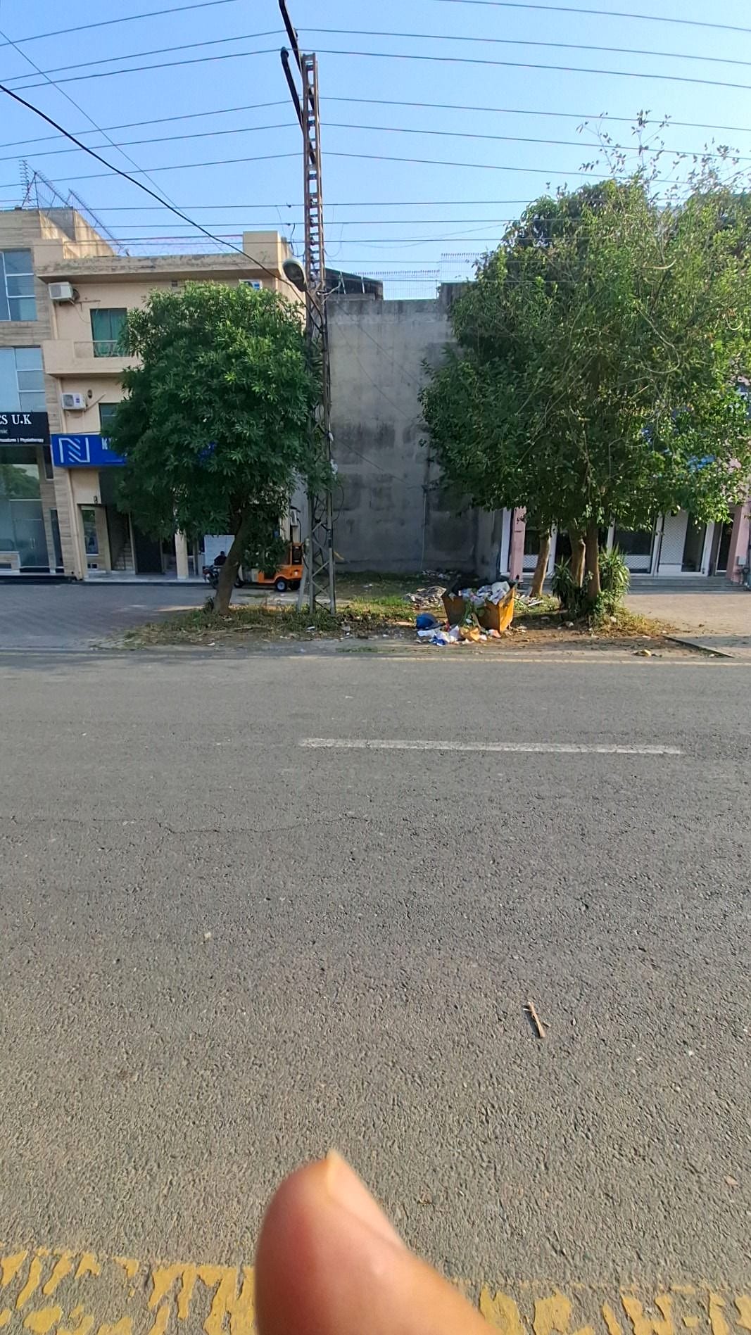 Level against the road — Plot 16, Block CCA, DHA Phase 4
