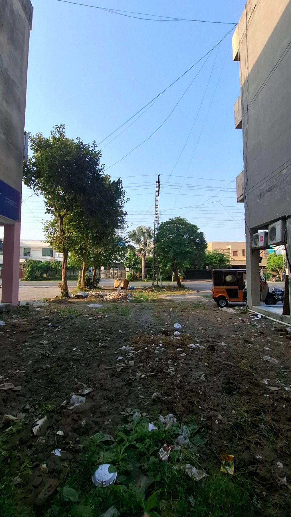 From inside the plot — Plot 16, Block CCA, DHA Phase 4