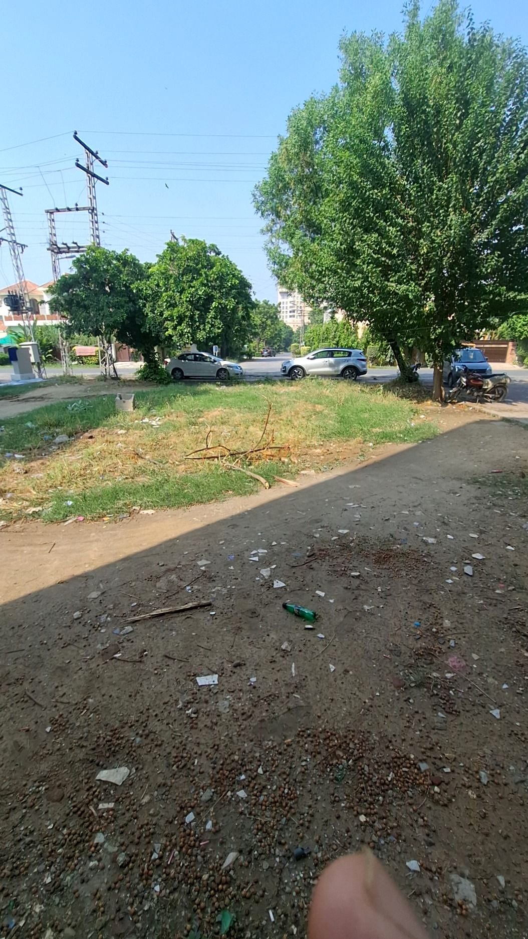 From inside the plot — Plot 7, Block CCA, DHA Phase 4