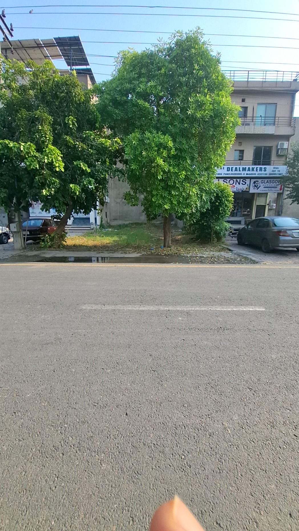 Back boundary — Plot 9, Block CCA, DHA Phase 4