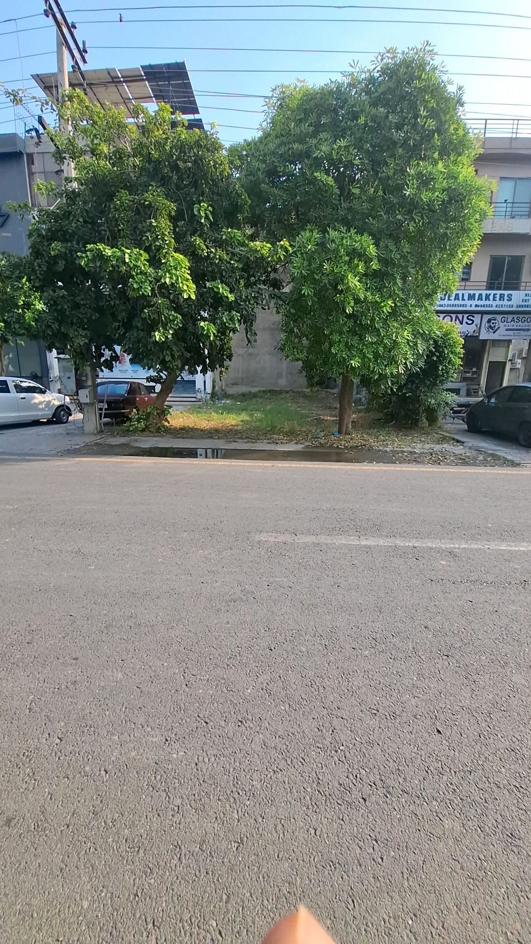 Level against the road — Plot 9, Block CCA, DHA Phase 4